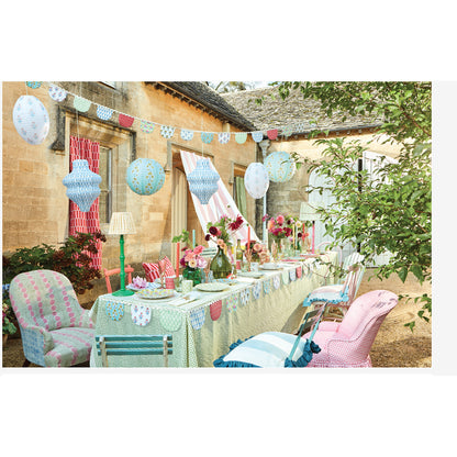 Meri Meri Paper Lanterns in Rice Paper by Molly Mahon, Set of 3 - WITHOUT LIGHT SOURCE