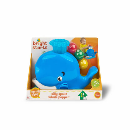 Bright Starts Baby Toy, Silly and Bubbly Whale
