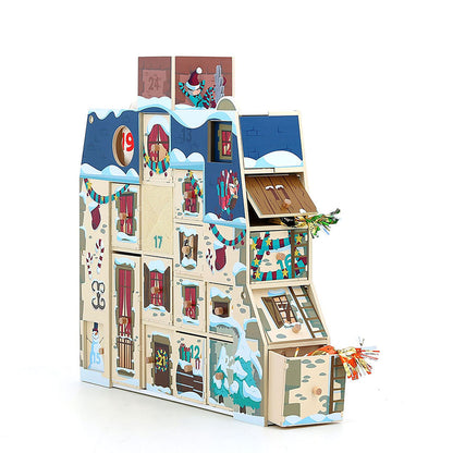 Vilac Advent Calendar, Advent House with 24 Compartments