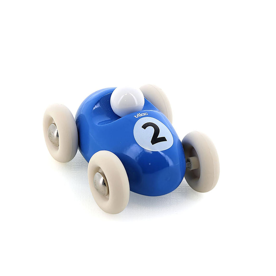 Vilac Vintage Mini Racer Car No. 2 – Blue
