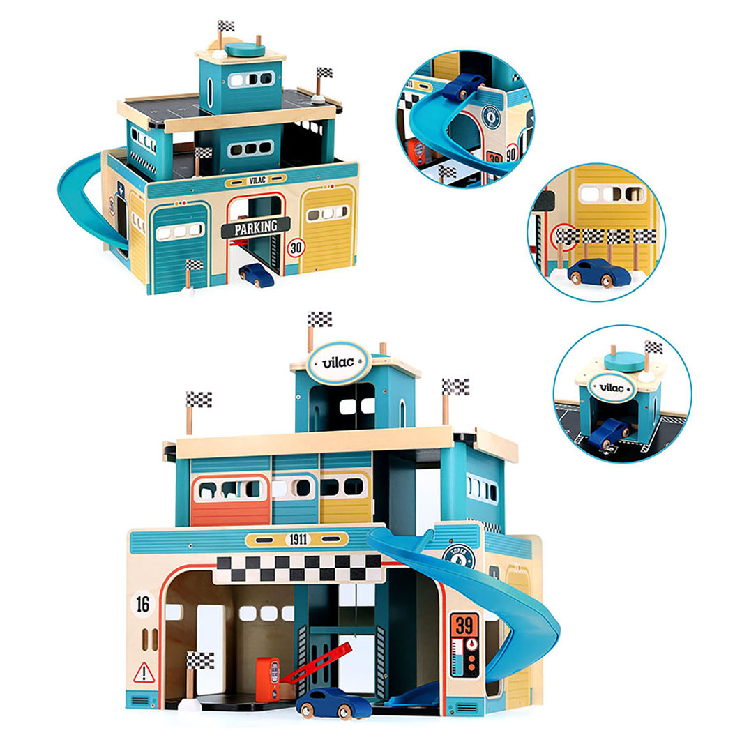 Vilac Vilacity Vintage Parking Garage