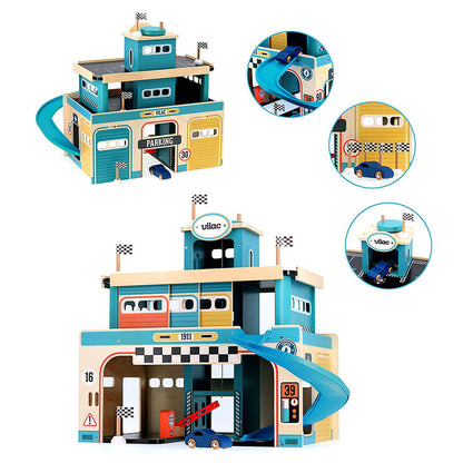 Vilac Vilacity Vintage Parking Garage