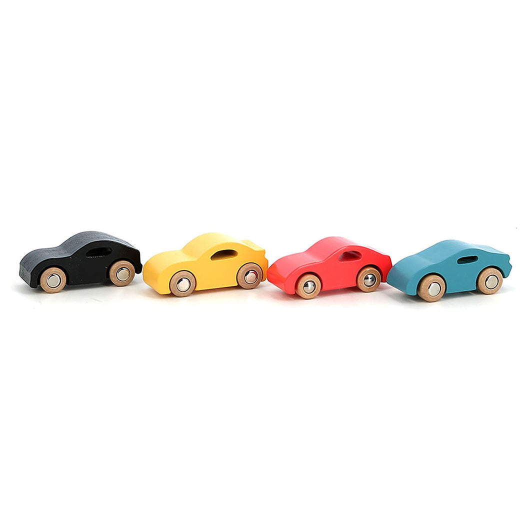 Vilac Super Cars in Wood, Set of 4
