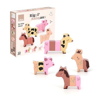 Vilac Magnetic Animals, 12 Pieces