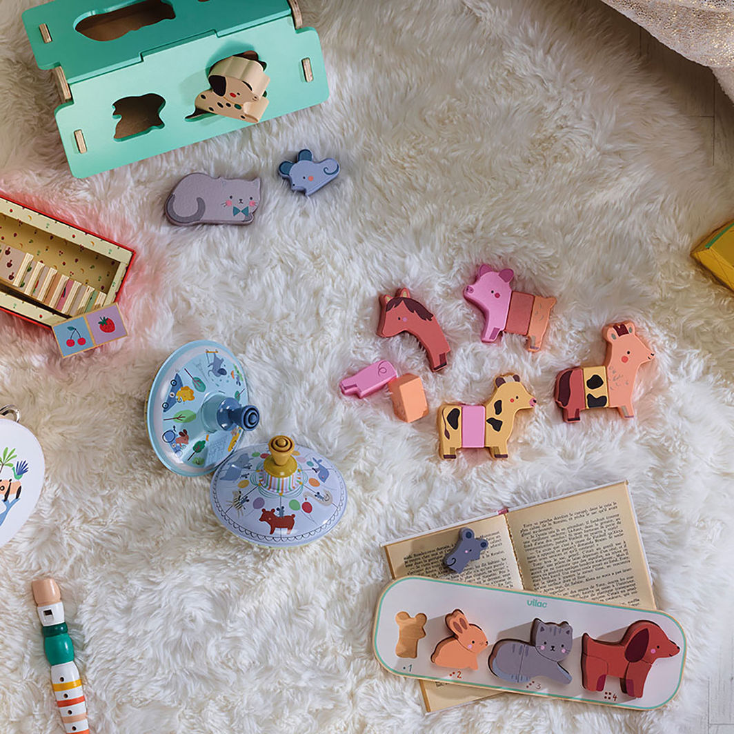 Vilac Magnetic Animals, 12 Pieces