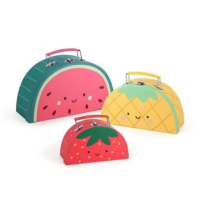Vilac Suitcase Set, 3 Pieces - Fruits