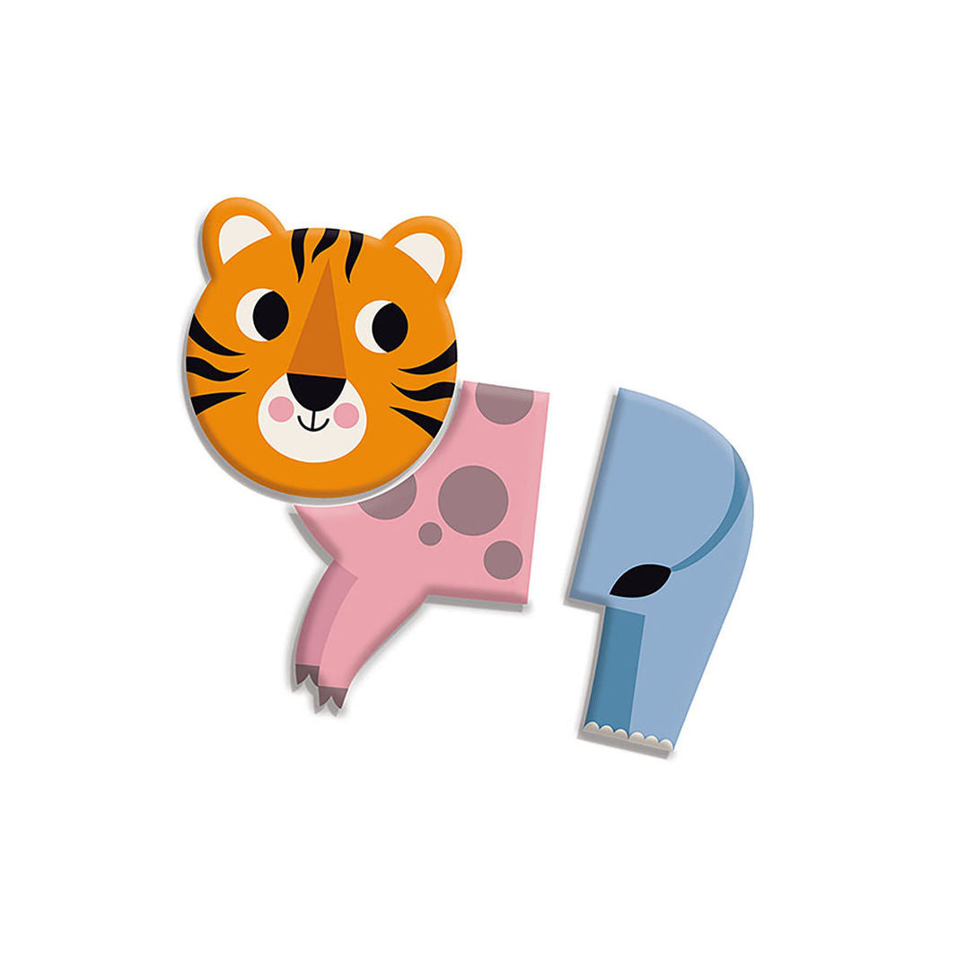 Vilac Magnets - 30 Pieces, Create 10 Fun Animals