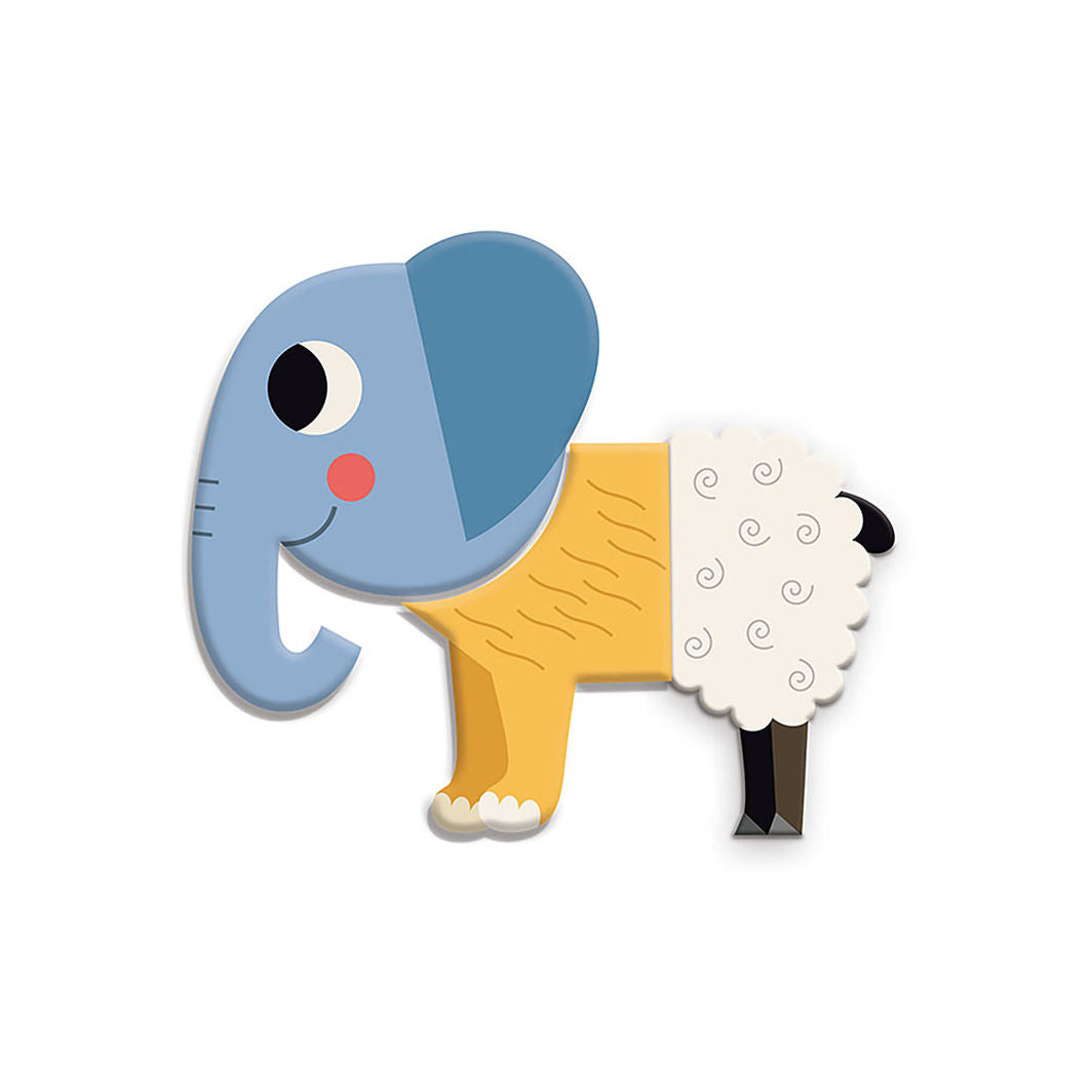 Vilac Magnets - 30 Pieces, Create 10 Fun Animals