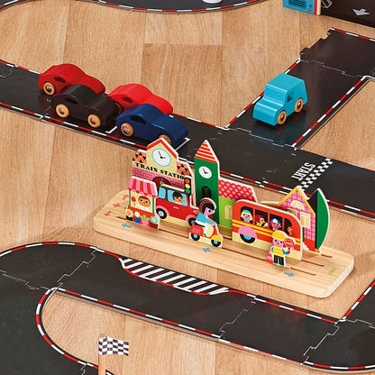 Vilac Combination Game, Oussassplass Brain Training - City