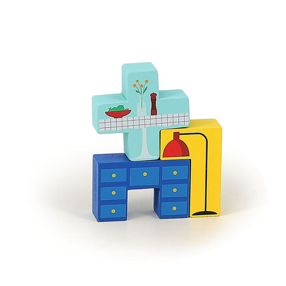 Vilac - 19-Piece Logic Puzzle – Moving Truck