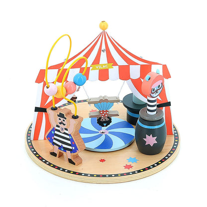 Vilac Aktivitetslegetøj i træ, Cirkus