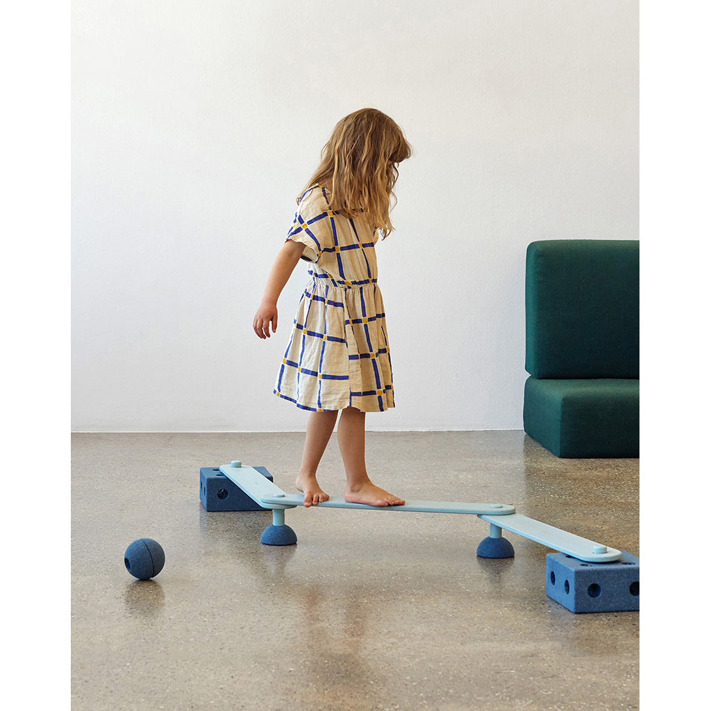 Modu 3 Foam Balls, Deep Blue/Sky Blue