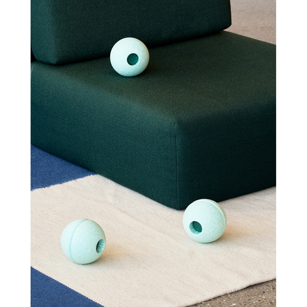 Modu 3 Foam Balls, Ocean Mint/Forest Green
