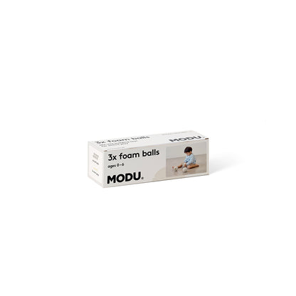 Modu 3 Foam Balls, Sand Grey/Honey Yellow