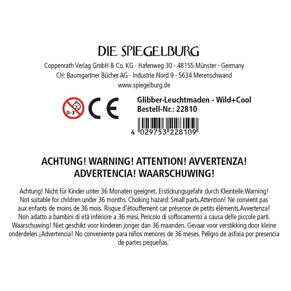 Wild+ Cool, Glow-in-the-Dark Maggots