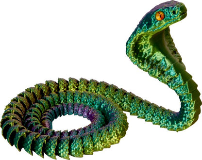 Spiegelburg, 3D Printed Crystal Cobra Snake, Assorted Colors