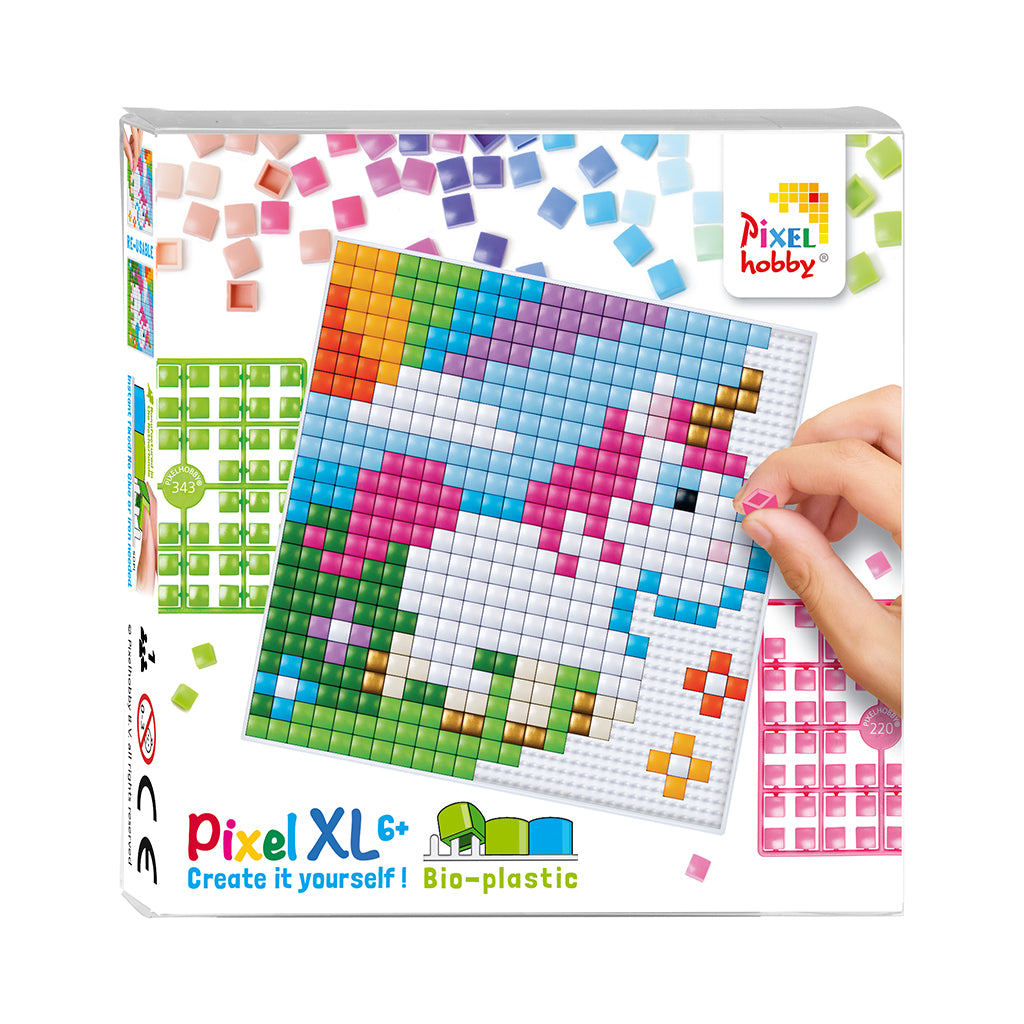 Pixel Mosaic, XL Mosaic Perler, Starter Kit – Unicorn Foal