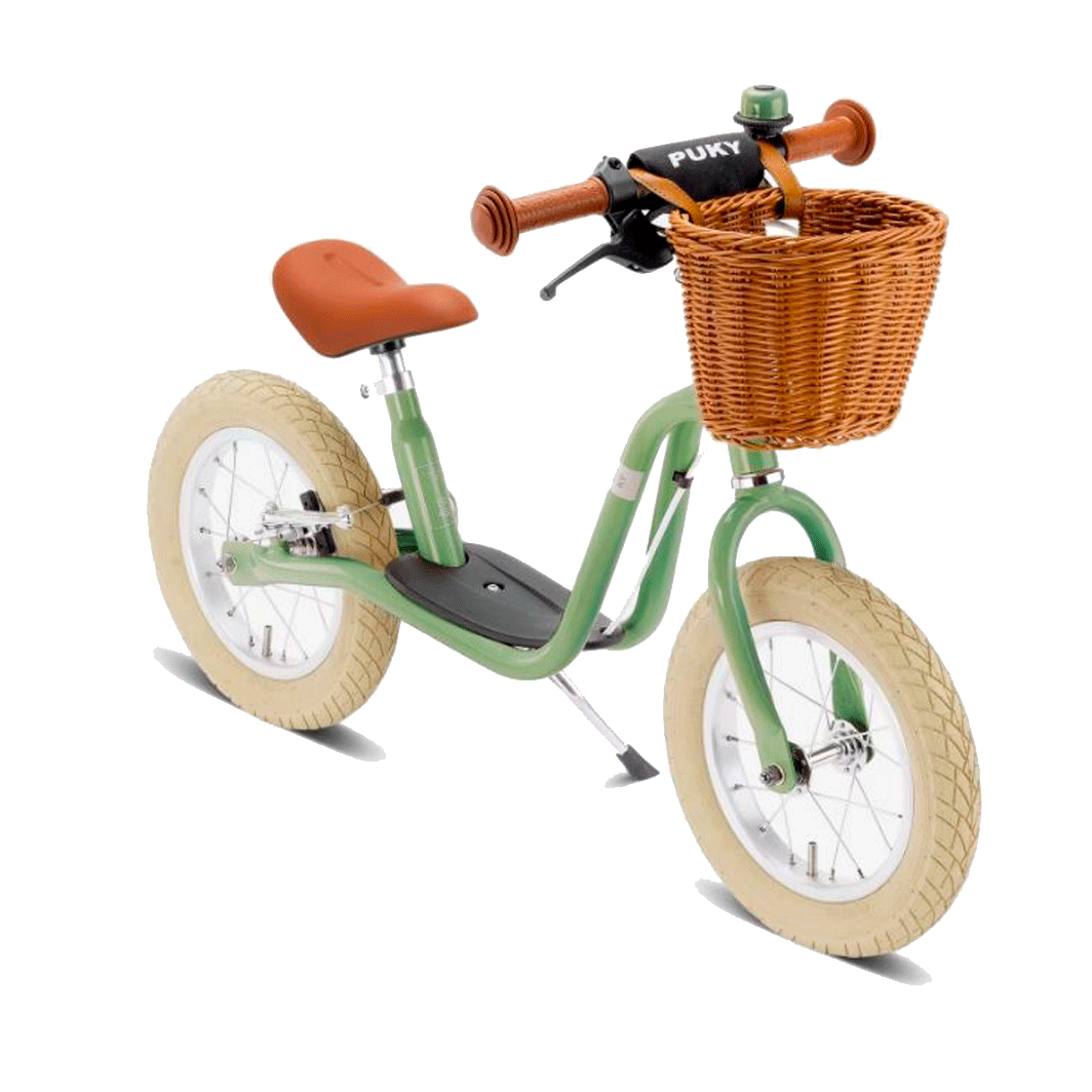 Puky Balance Bike LR XL Classic, Retro Green - Suitable for Ages 3 and Up