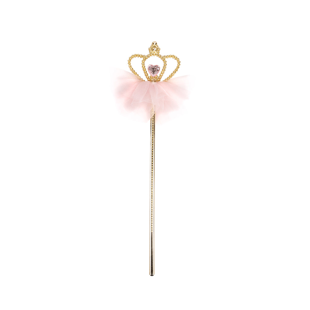 Great Pretenders Royal Fairy Princess-skørt m. vinger og stav - str. 3-6 år