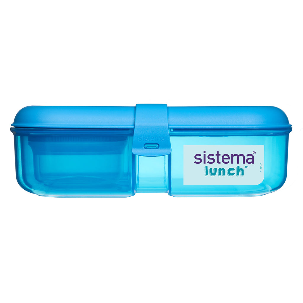 Sistema Ribbon Lunch Box with Removable Compartment, 1.1L - Blue