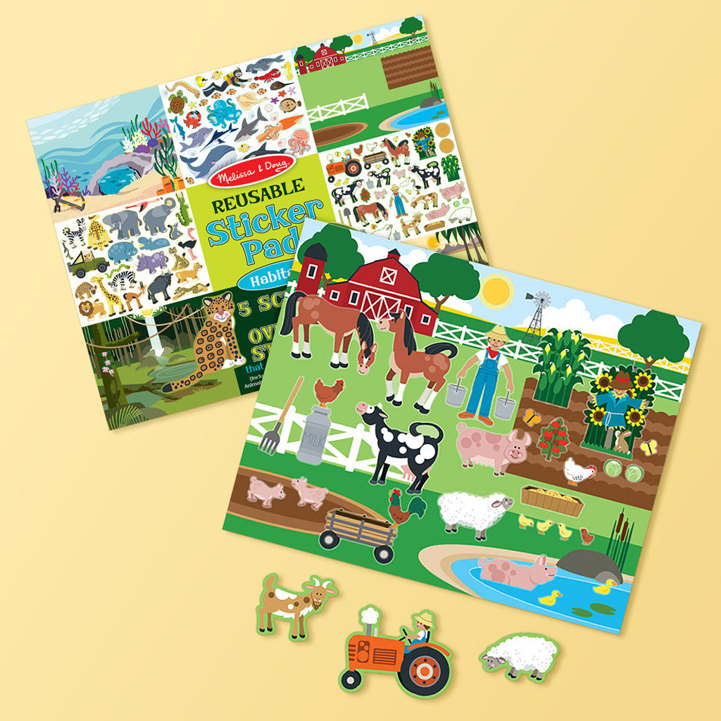 Foam Stickers, Reusable - My Habitat