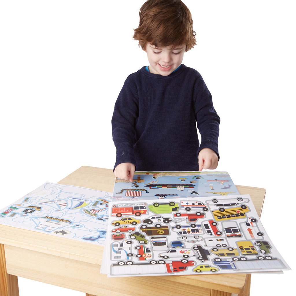 Reusable Foam Stickers - Vehicles