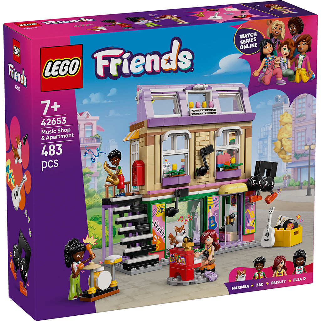 LEGO® Friends, Music Shop and Apartment