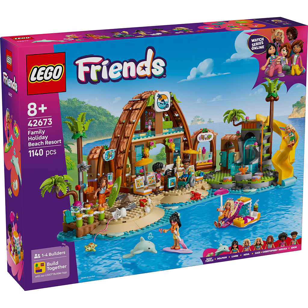 LEGO® Friends, Family Vacation at the Beach Resort