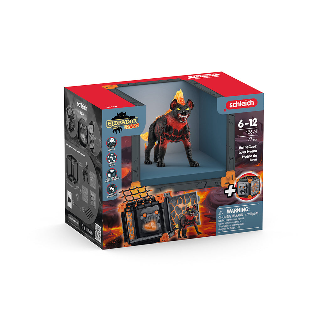 Schleich Eldrador Battle Cave Lava Hyena