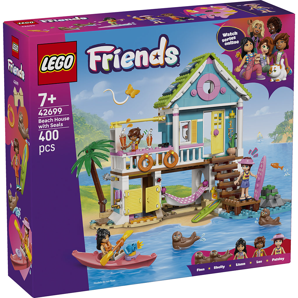 LEGO® Friends Strandhus med sæler