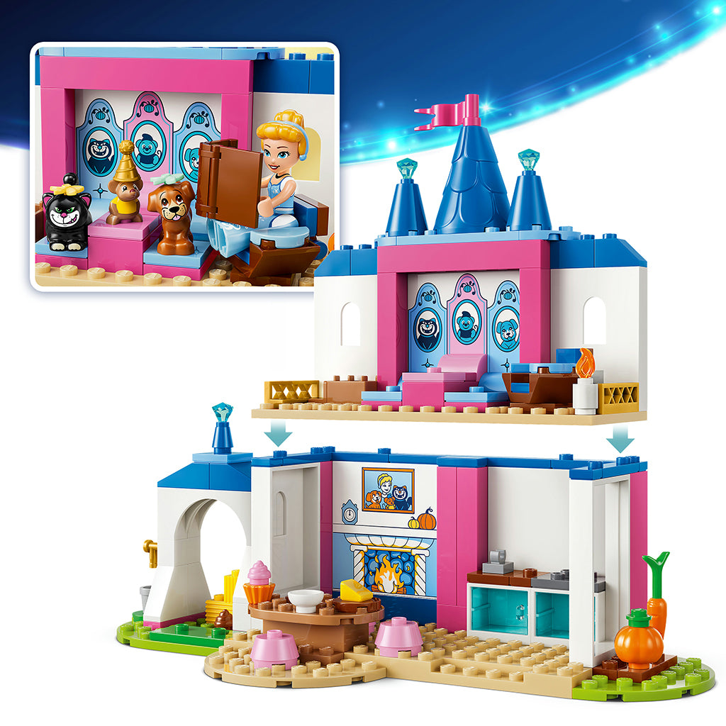 LEGO® ǀ Disney Princess Cinderella Castle for Animal Friends 43283