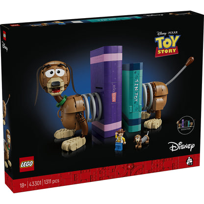 LEGO® Disney og Pixar Toy Story-bogstøtter med hunden Slinky
