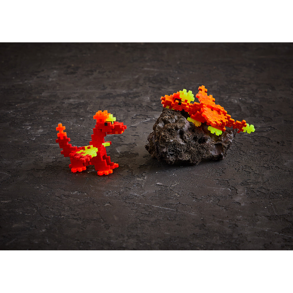 Plus-Plus Fire Dragon, 100 Pieces in a Tube