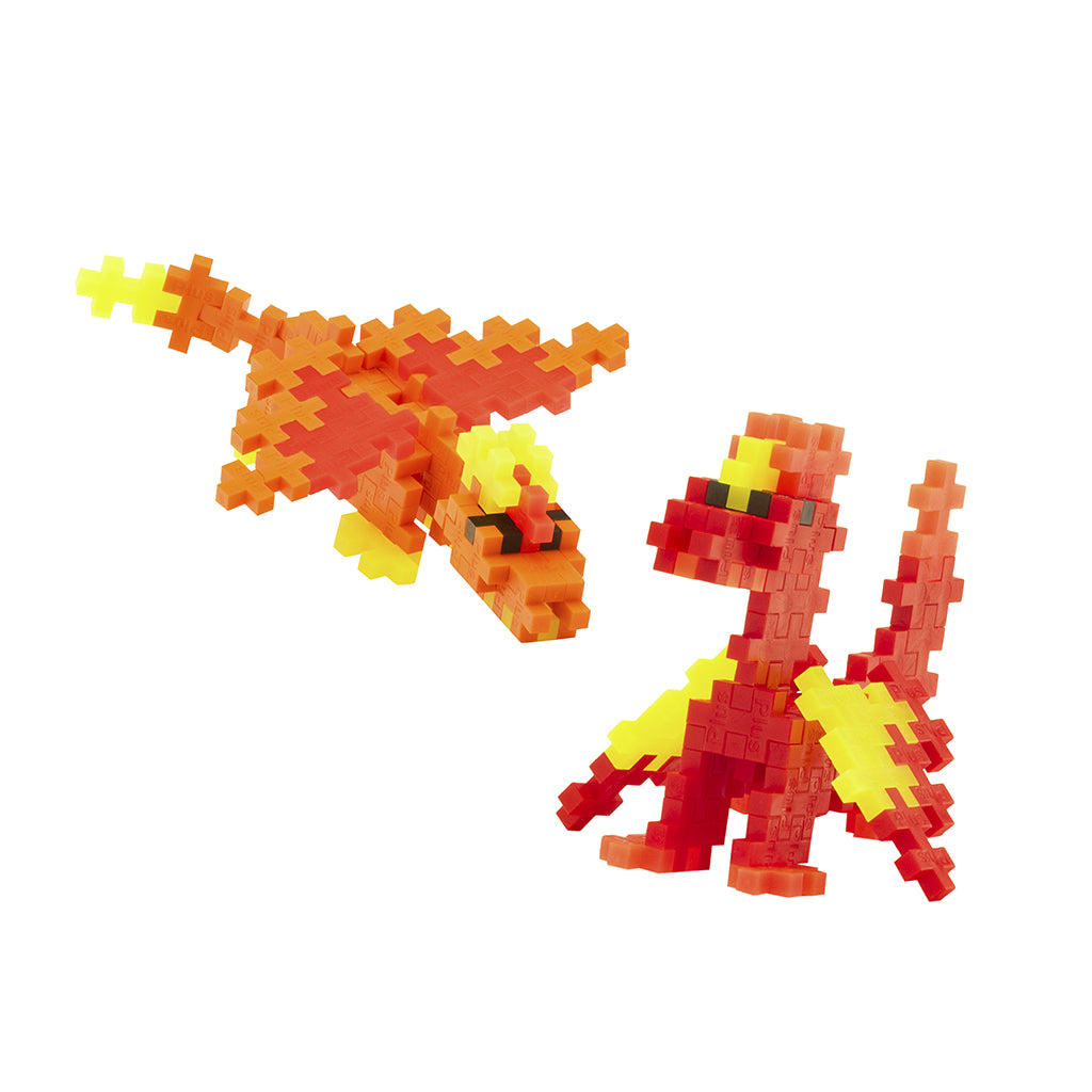 Plus-Plus Fire Dragon, 100 Pieces in a Tube
