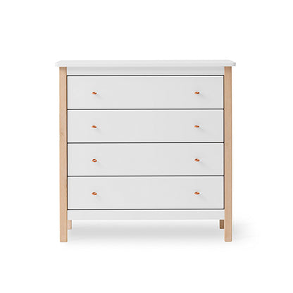 Oliver Furniture Wood Dresser with 4 Drawers, Oak