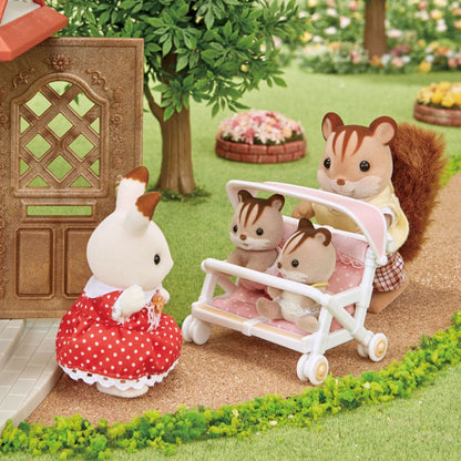 Sylvanian Families Twin Stroller
