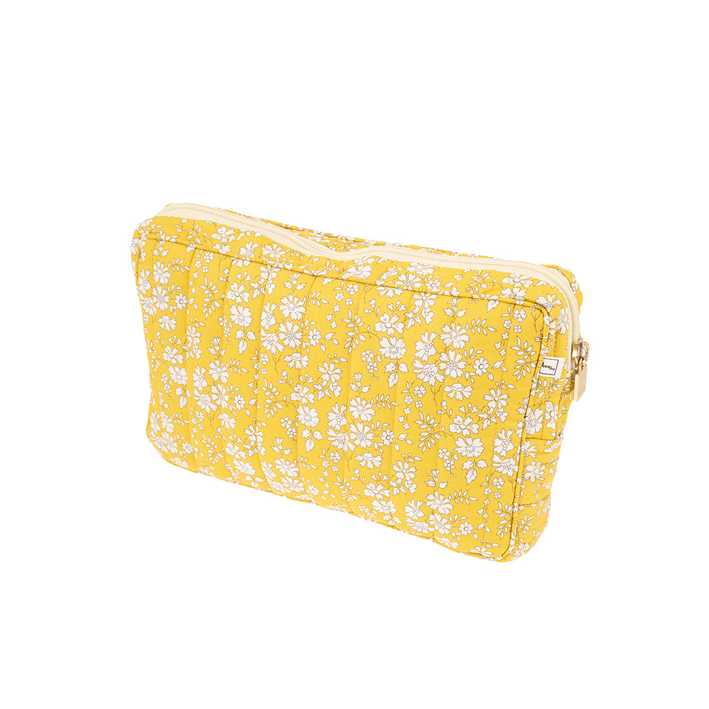 Bon Dep Pouch Small, Toiletry Bag with Liberty - Capel Yellow
