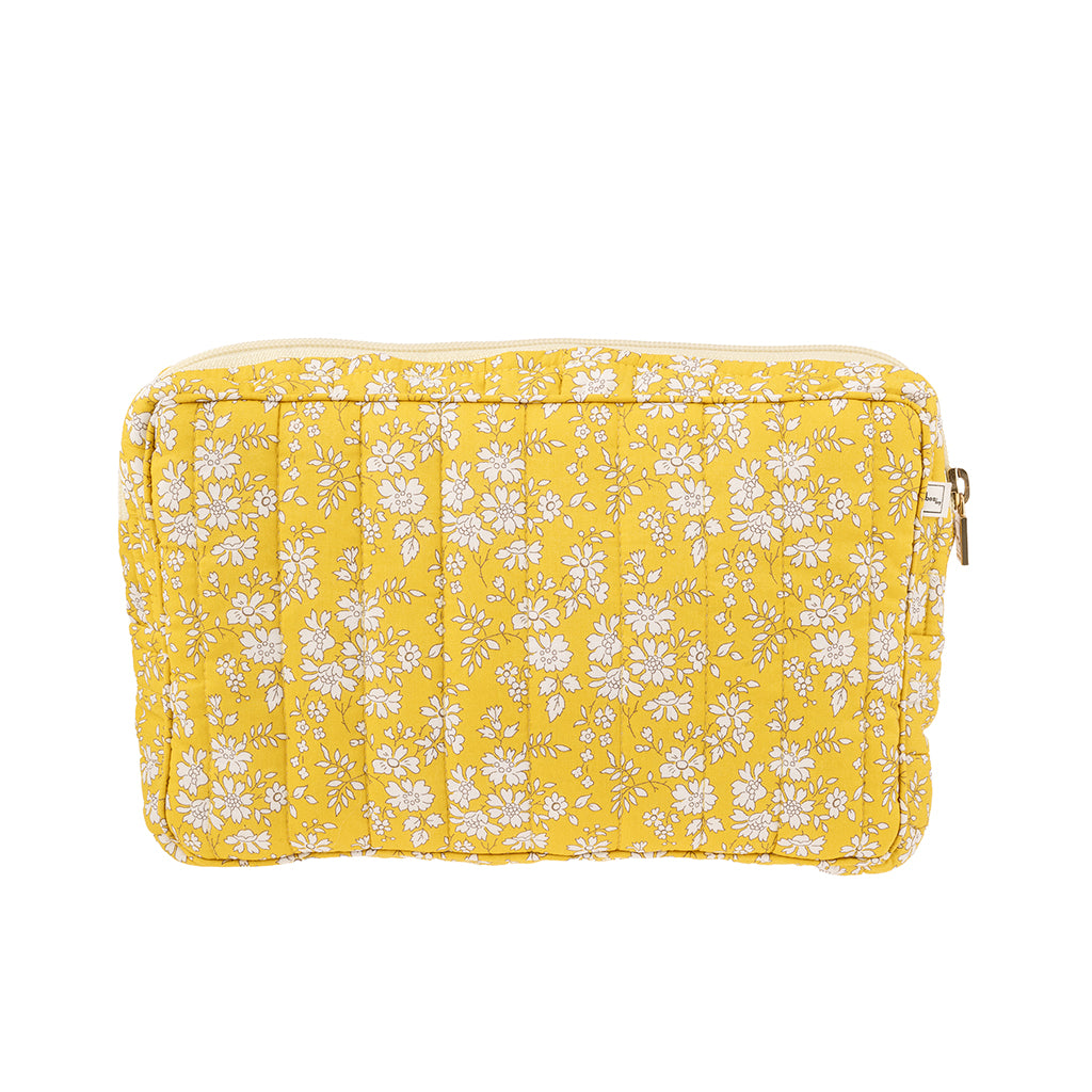 Bon Dep Pouch Small, Toiletry Bag with Liberty - Capel Yellow