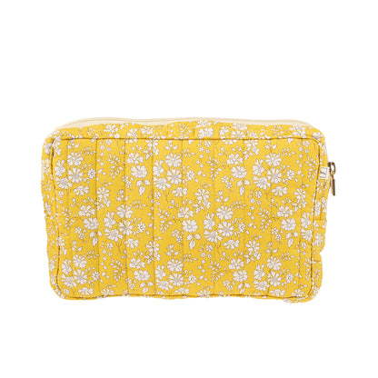 Bon Dep Pouch Small, Toiletry Bag with Liberty - Capel Yellow
