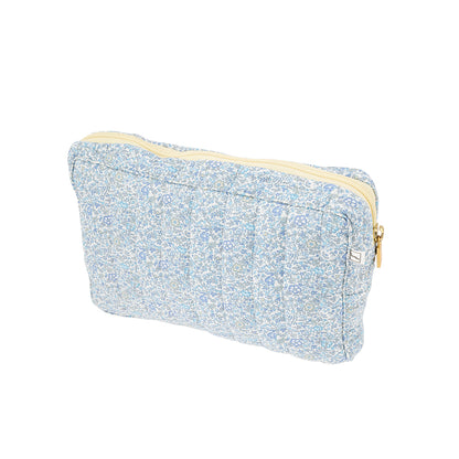 Bon Dep Pouch Small, Toiletry Bag with Liberty - Katie and Millie Light Blue