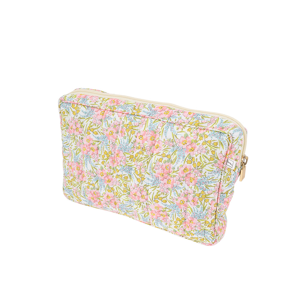 Bon Dep Pouch Small, Toiletry Pouch with Liberty - Swirling Petals Pink