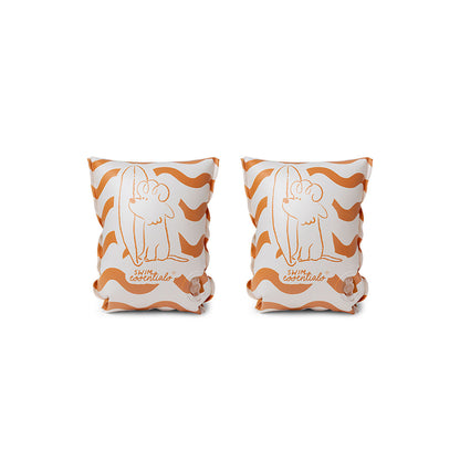 Swim Essentials, Inflatable Armbands 2-6 Years - Orange Surfer