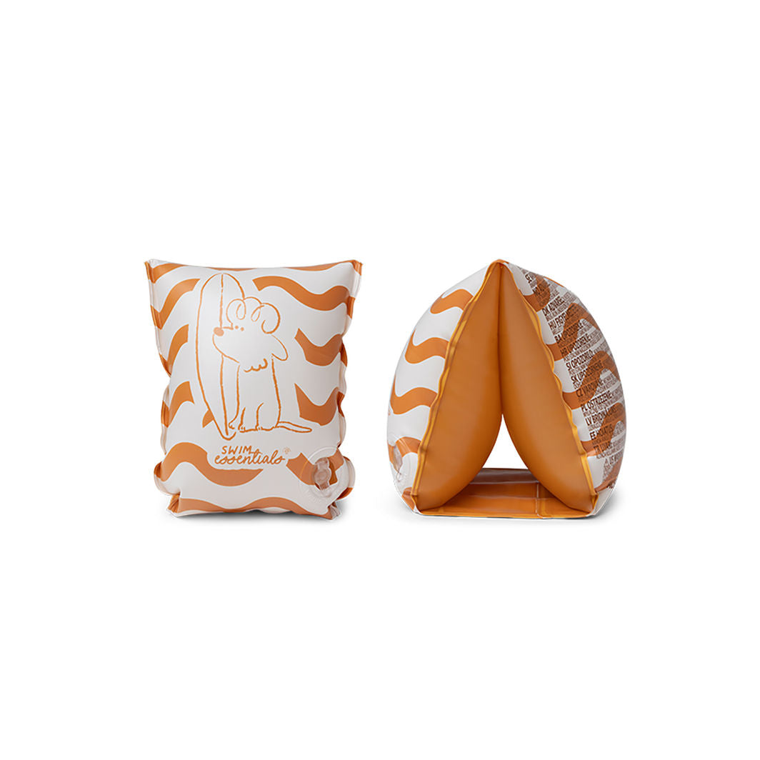 Swim Essentials, Inflatable Armbands 2-6 Years - Orange Surfer