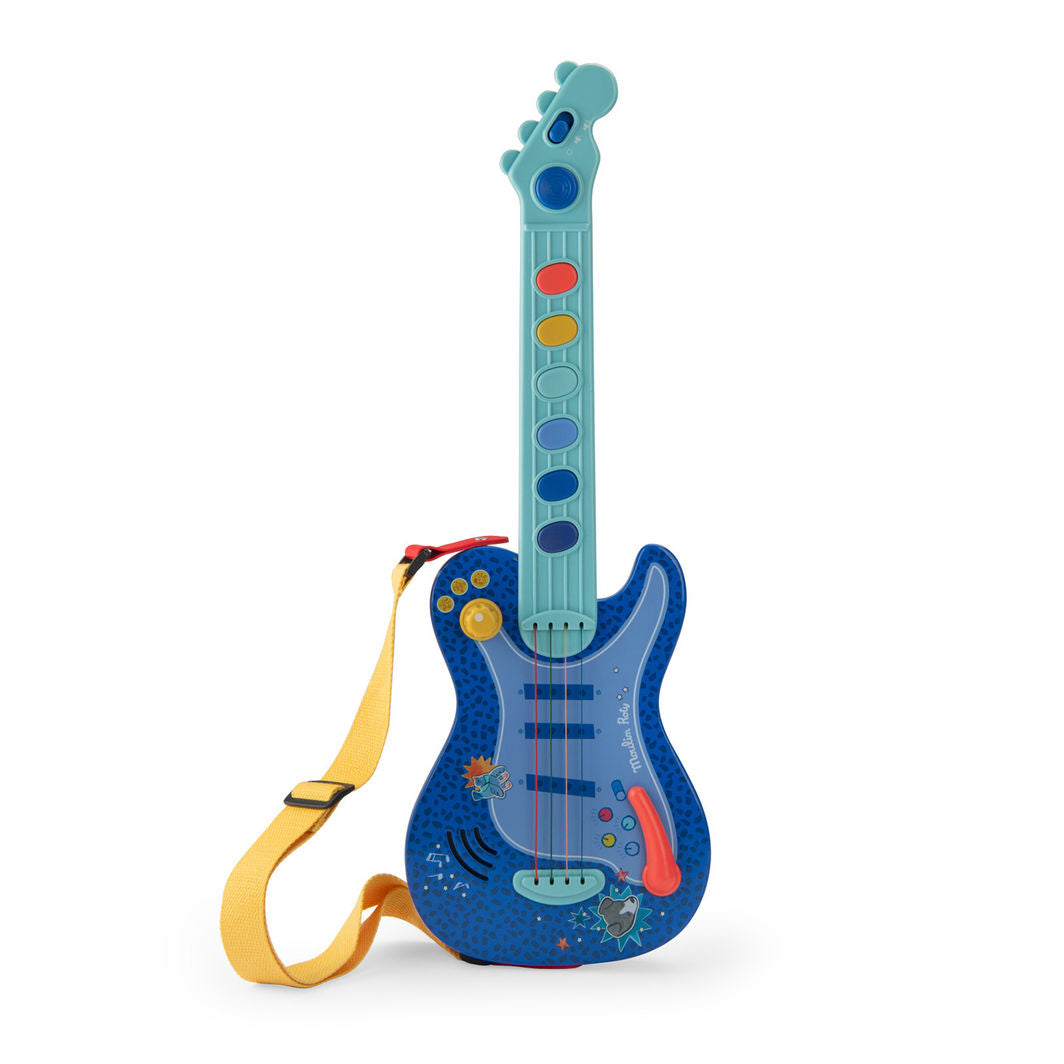 Moulin Roty Musikinstrument, Elektrisk guitar - Puce &amp; Pilou