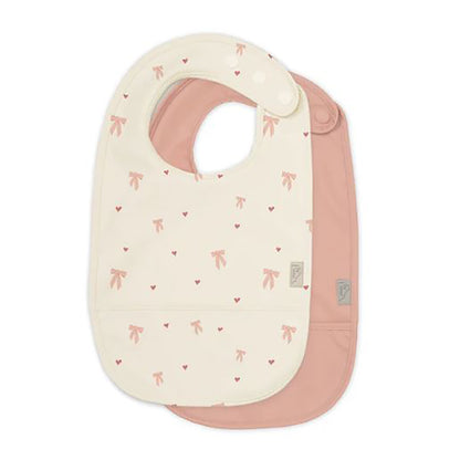 Cam Cam Bib with Pocket, 2-Pack - Bows