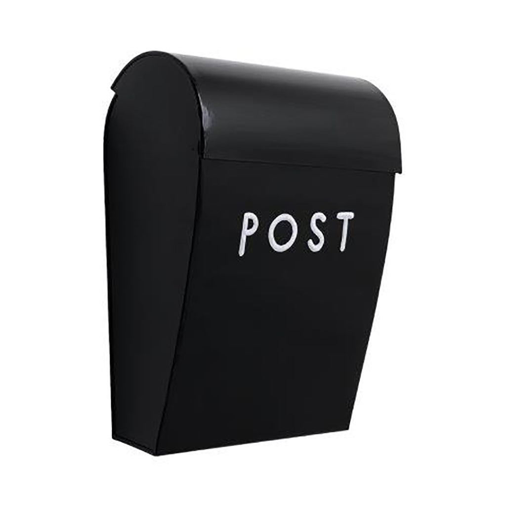 Bruka Design Mailbox with Lock, Black
