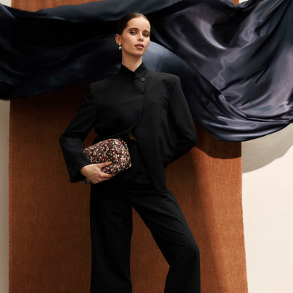 Bon Dep firkantet toilettaske, Liberty Petal &amp; Daisy