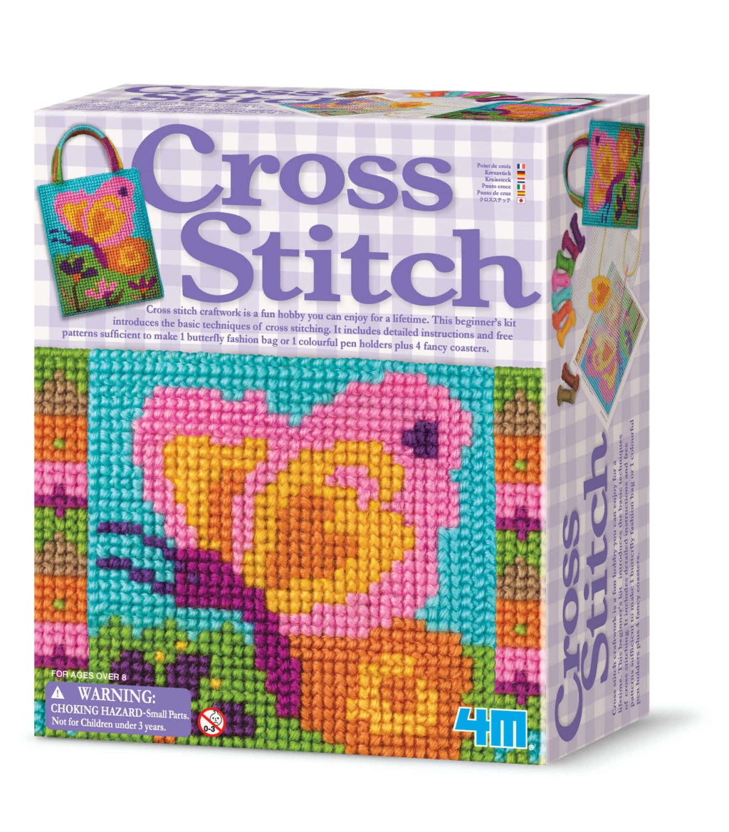4M Knitting / Easy-to-Do Cross Stitch Set