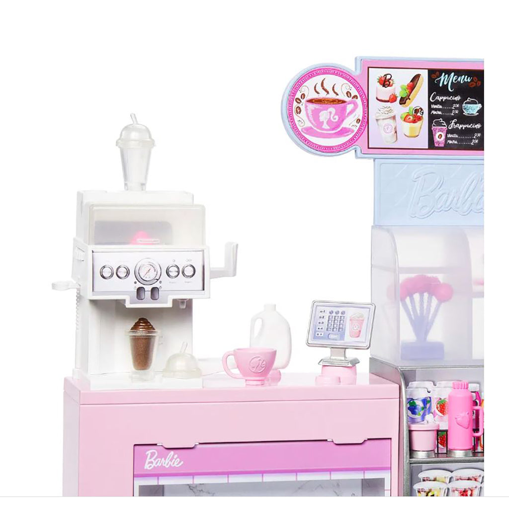 Barbie Career Coffee Shop, Barbie Doll with Coffee Bar