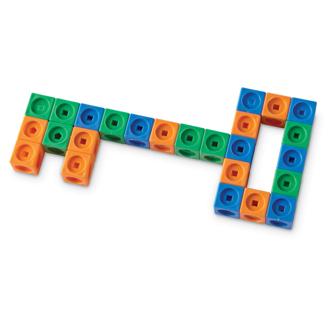 Learning Resources MathLink® Builders - Activity Set with Building Challenges